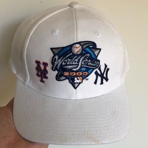 New York Yankees and Mets 2000 Subway Series MLB World Series Vintage Hat